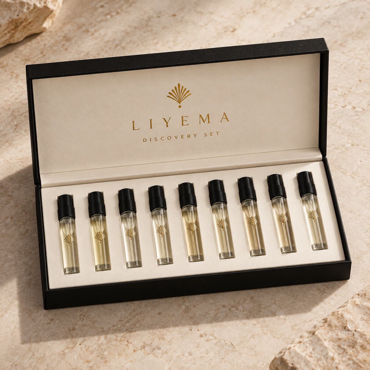 Liyema Discovery Set with nine fragrance samples